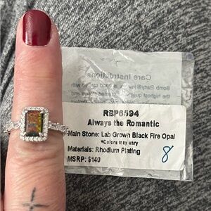 Bomb Party Opal ring.